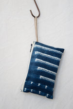 Load image into Gallery viewer, Vintage Mossi Indigo Wrist Pouch
