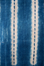 Load image into Gallery viewer, Vintage Mossi Indigo Stitch-Resist-Dye Scarf
