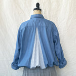 Load image into Gallery viewer, Billow Button-up - Ocean Dobby Stripe
