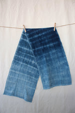 Load image into Gallery viewer, Vintage Indigo Dyed Scarf
