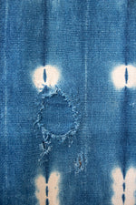 Load image into Gallery viewer, Vintage Mossi Indigo Stitch-Resist-Dye Scarf
