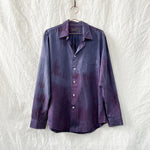 Load image into Gallery viewer, Amethyst Indigo Hand Dyed Shirt

