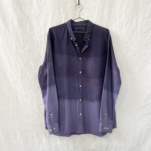 Hand Dyed Ombre Stripe Shirt