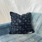 Load image into Gallery viewer, Indigo Resist Dyed Pillow - 18&quot;
